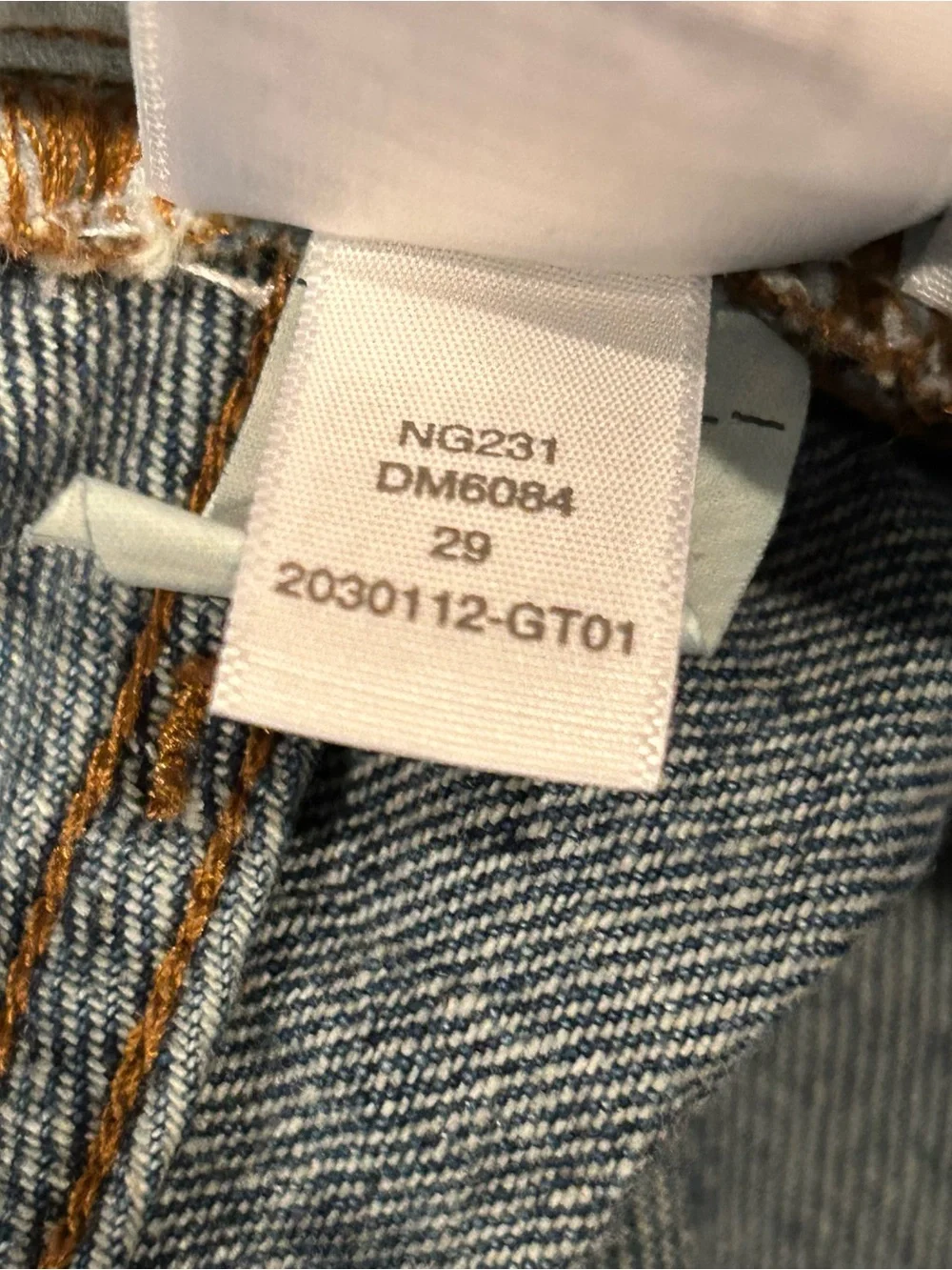 Madewell‎ Baggy Straight Jeans Womens 29 Medium Wash High Rise 100% Cotton